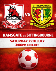 Next Match, Friendly, away to Ramsgate