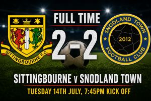 Sittingbourne v Snodland Town. Result